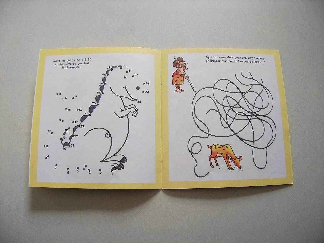 Boek prehistorische spelletjes voor kinderen – photo 3